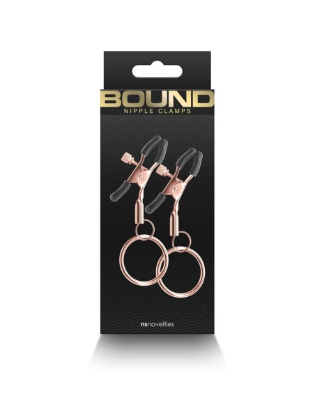 PINZAS PARA PEZONES C2 ORO ROSA