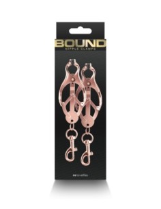 PINZAS PARA PEZONES C3 ORO ROSA 2