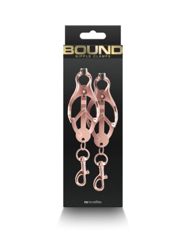 PINZAS PARA PEZONES C3 ORO ROSA