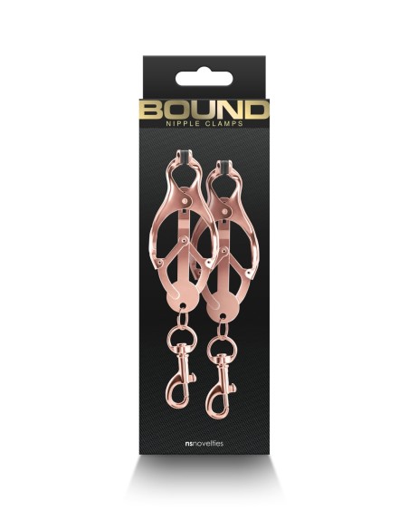 PINZAS PARA PEZONES C3 ORO ROSA