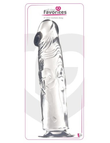 FAVORITOS DE TODOS LOS TIEMPOS 9INCH CLEAR DONG