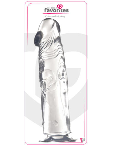 FAVORITOS DE TODOS LOS TIEMPOS 9INCH CLEAR DONG