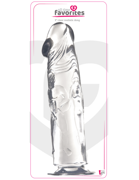 FAVORITOS DE TODOS LOS TIEMPOS 9INCH CLEAR DONG