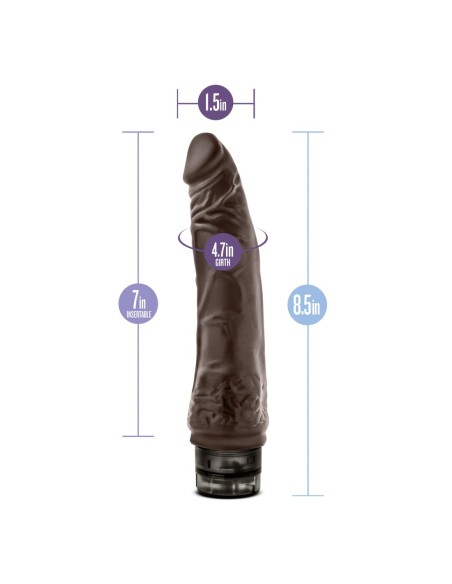 DR. SKIN COCK VIBE 7INCH CHOCOLATE