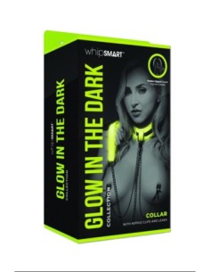 WHIPSMART COLLAR QUE BRILLA EN LA OSCURIDAD CON PINZAS... 2