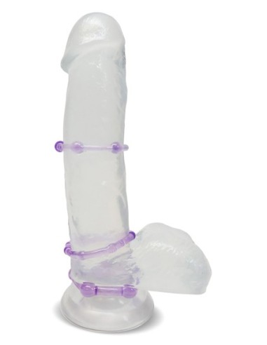 STAY HARD COCKRINGS CON CUENTAS MORADO